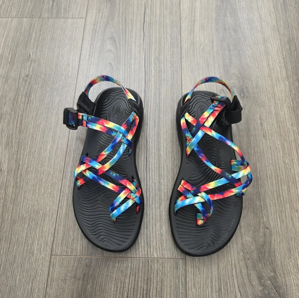 Chaco Rainbow LGBTQ Sandals Womens Size 9 - Picture 2 of 5